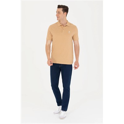 Erkek Camel Polo Yaka Tişört