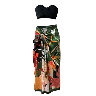 Bolder, Lana-Bahar Desen Pareo Iç Göstermeyen Parlak Kumaş-95cm*145cm