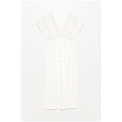 Textured midi dress
