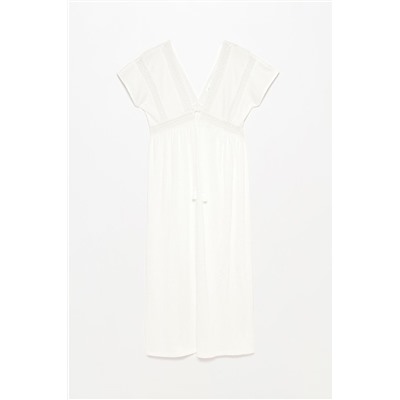 Textured midi dress