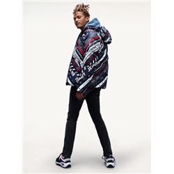 ALL-OVER LOGO DOWN JACKET