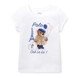 GIRLS 2-6X Polo Bear Jersey T-Shirt