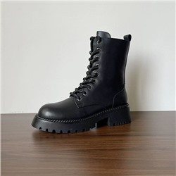 Женские кожаные ботинки Sa*n Marin*a на толстой подошве, экспорт