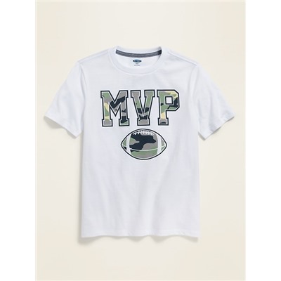 Graphic Crew-Neck Tee for Boys