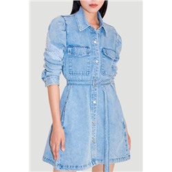 Vestido vaquero Azul claro