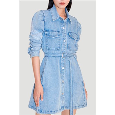 Vestido vaquero Azul claro