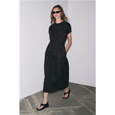 ZW COLLECTION PLEATED MIDI DRESS