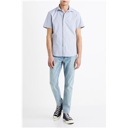 Camisa slim fit - Azul