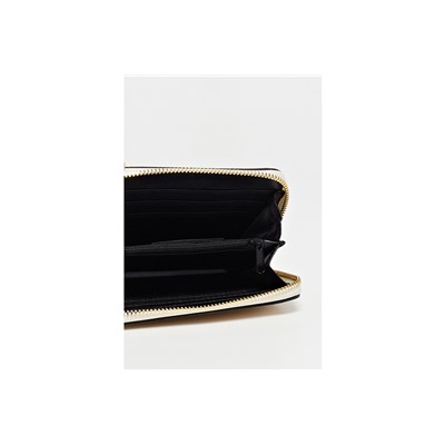 Cartera de piel Pely Croco Beige