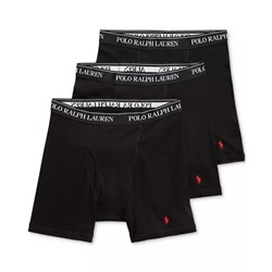 POLO RALPH LAUREN Men's 3-Pack Big & Tall Cotton Boxer Briefs