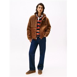 Tommy Jeans Mixed Media Teddy Jacket