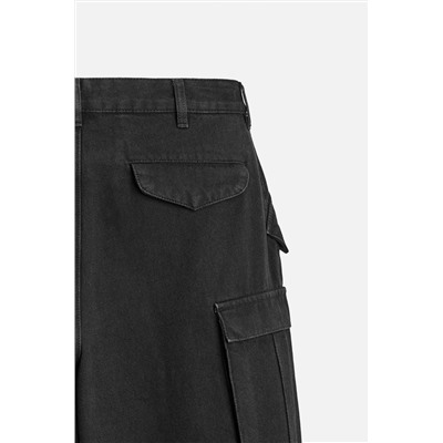 PANTALÓN DENIM CARGO BAGGY FIT