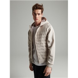Jacke aus Materialmix