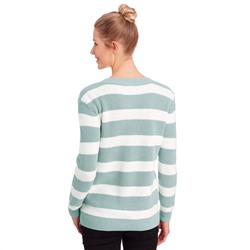 Damen Strickpullover mit Blockstreifen