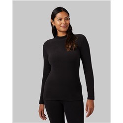 WOMEN'S HEAVYWEIGHT FLEECE BASELAYER MOCK TOP