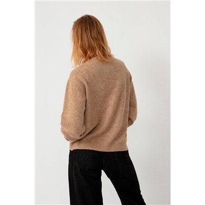 Cárdigan Beige jaspeado