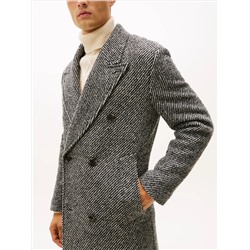 Double-Breasted Wool Coat