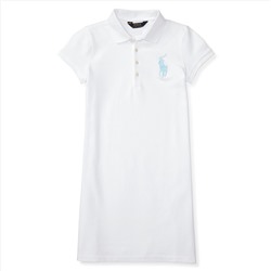 BIG PONY STRETCH POLO DRESS