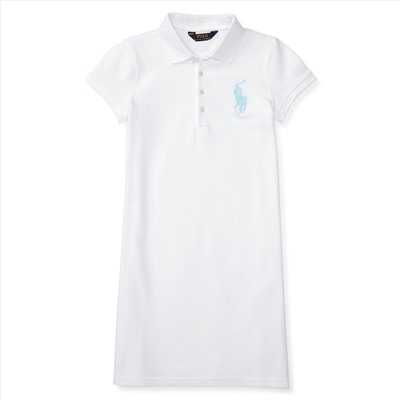 BIG PONY STRETCH POLO DRESS