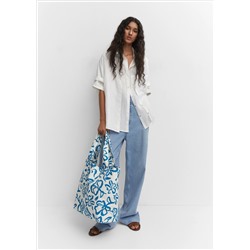 Bolso tote floral