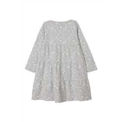 Vestido Gris jaspeado