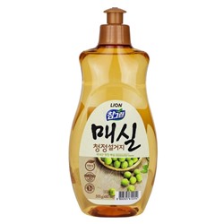LION CHARMGREEN 500g bottle Средство для мытья посуды, овощей и фруктов (Японский абрикос) 500г
