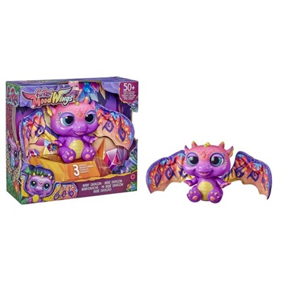 furReal Moodwings Baby Dragon Interactive Pet, Includes 50+ Sounds & Reactions