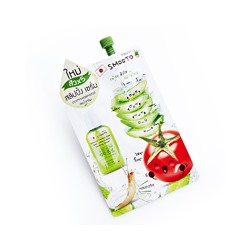 Серум для лица с томатом, алое вера и улиточной слизью от Smooto 10 ml  / Smooto Tomato Aloe Snail White & Acne Sleeping Serum