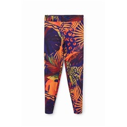 Leggings estampado tropical