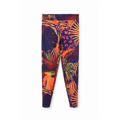 Leggings estampado tropical