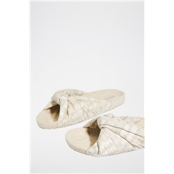 Sandalias Beige