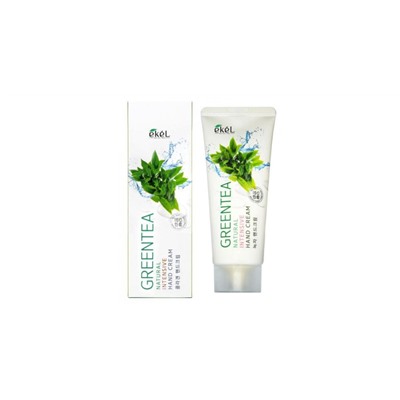 [EKEL] Крем для рук интенсивный ЗЕЛЕНЫЙ ЧАЙ Green Tea, 100 мл