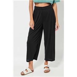 Pantalón wide leg 7/8 - Negro