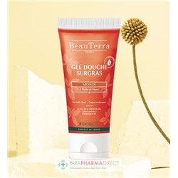 BeauTerra Gel Douche Surgras - Monoï 100 mL - Format Voyage