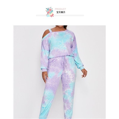 Спортивный лёгкий костюм Plus Size