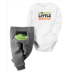 2-Piece Halloween Bodysuit & Pant Set