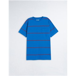 Striped T-shirt, Men, Blue