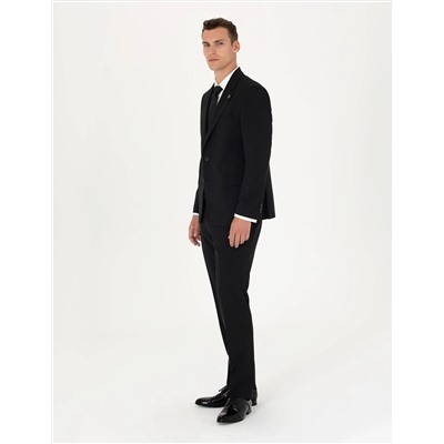 Siyah Slim Fit Takım Elbise