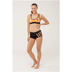 U.S. Polo Assn. Us Polo Assn Kadın Turuncu Spor Büstiyer Şort Takım 66269 US66269