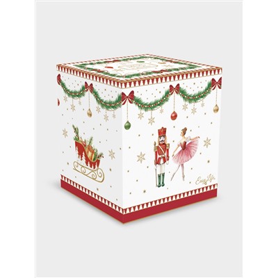 Кружка, 300 мл, фарфор P, белая, Щелкунчик и фея, Magie de Noel