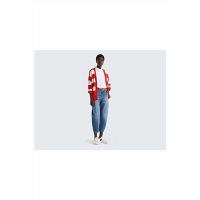 United Colors of Benetton Kadın Beyaz Polo Yaka T-shirt 123P3WG9D3008-101