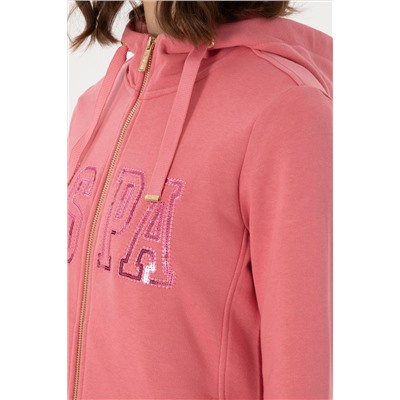 Kadın Pembe Basic Sweatshirt
