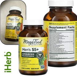 IHer*b 🇨🇳  MegaFood, Multi for Men 55+, комплекс витаминов и микроэлементов для мужчин старше 55 лет 120 таблеток