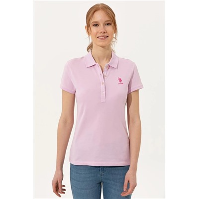 Kadın Manolya Basic Polo Yaka Tişört
