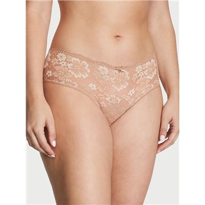 BODY BY VICTORIA Lace-Front Hiphugger Panty