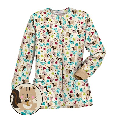 UA Fall Favorite Black Scrub Jacket