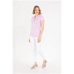 Kadın Manolya Basic Polo Yaka Tişört