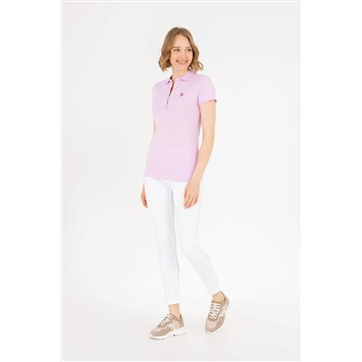 Kadın Manolya Basic Polo Yaka Tişört