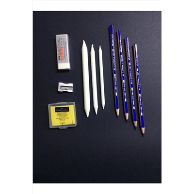 Faber Castell Dereceli Kalem Karakalem 2b 4b 6b 8b Eskiz Kalemi , Hamur Silgi , Kalemtraş, Dağıtma Resim Kalemi FaberCastellPremium3