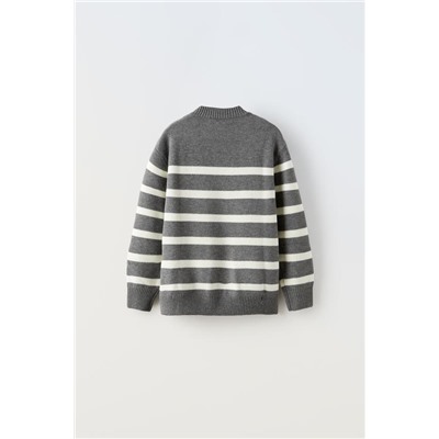STRIPED KNIT SWEATER